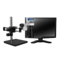 Scienscope Macro Digital Inspection System With Polarized LED On Dual Arm Stand MAC-PK5D-R3